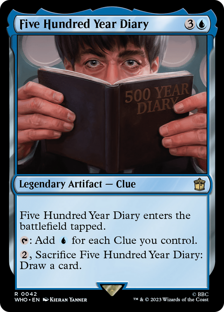 Five Hundred Year Diary (WHO-042) - Doctor Who Foil