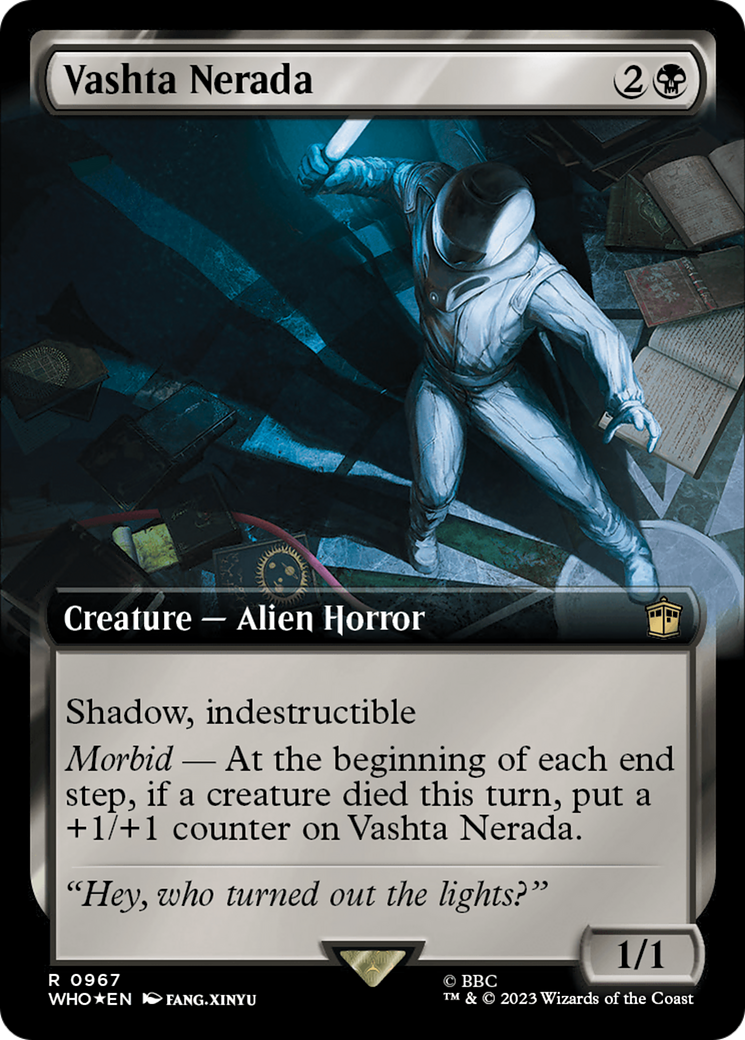 Vashta Nerada (Extended Art) (Surge Foil) (WHO-967) - Doctor Who: (Extended Art) Foil