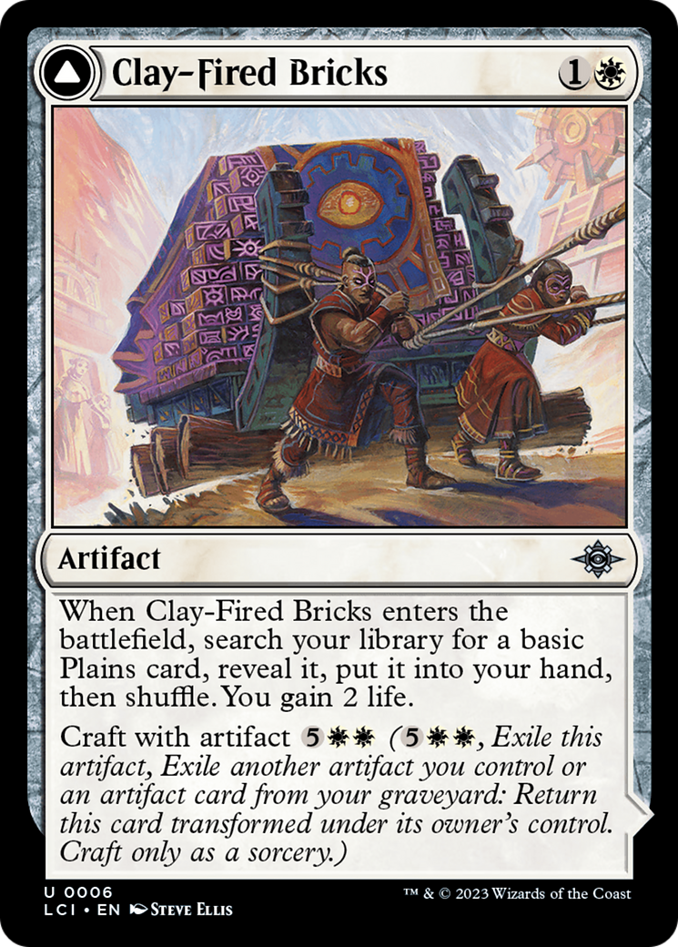 Clay-Fired Bricks (LCI-006) - The Lost Caverns of Ixalan Foil