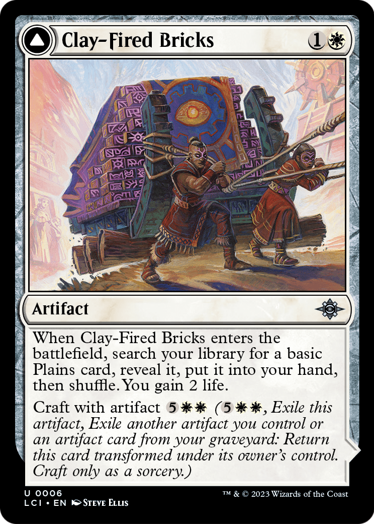 Clay-Fired Bricks (LCI-006) - The Lost Caverns of Ixalan