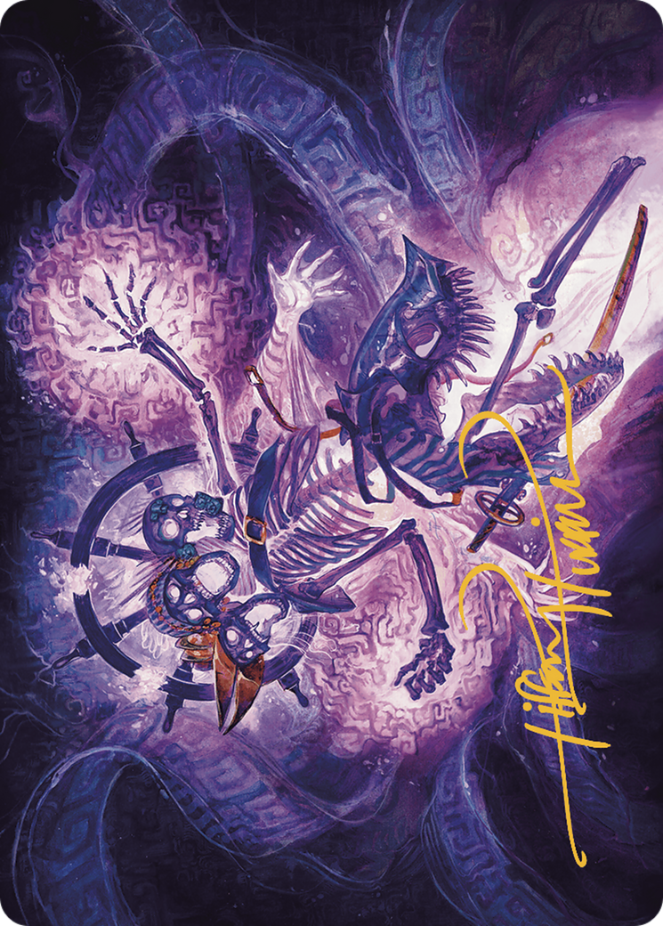 The Grim Captain // The Grim Captain (ALCI-041) - The Lost Caverns of Ixalan Art Series (Borderless) Foil