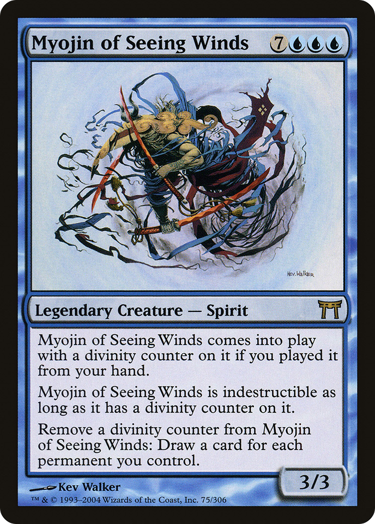 Myojin of Seeing Winds (CHK-075) - Champions of Kamigawa