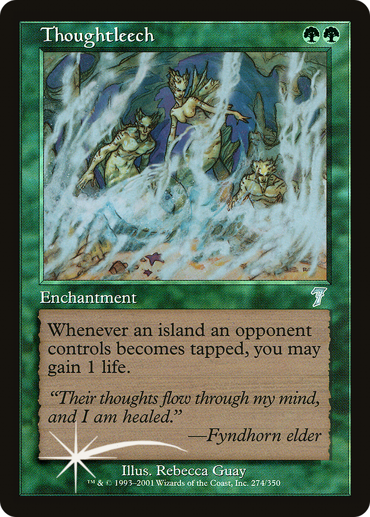 Thoughtleech (7ED-274★) - 7th Edition Foil