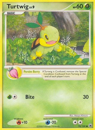 Turtwig (78) - Reverse Holofoil Majestic Dawn - Uncommon