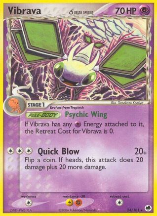 Vibrava 024/101 Dragon Frontiers - Rare