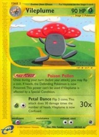 Vileplume (69) 069 - Reverse Holofoil Expedition - Rare
