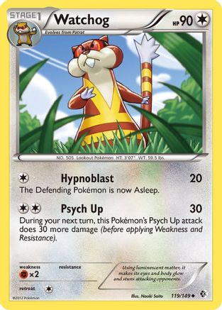 Watchog - Reverse Holofoil Boundaries Crossed - Uncommon