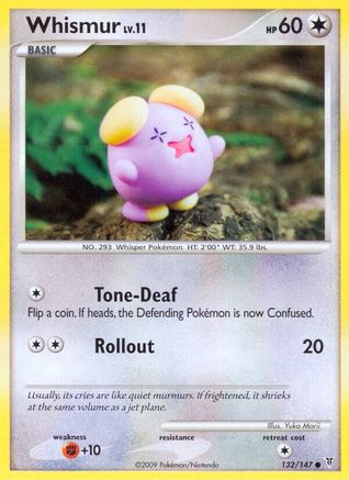 Whismur 132 - Reverse Holofoil Supreme Victors - Common