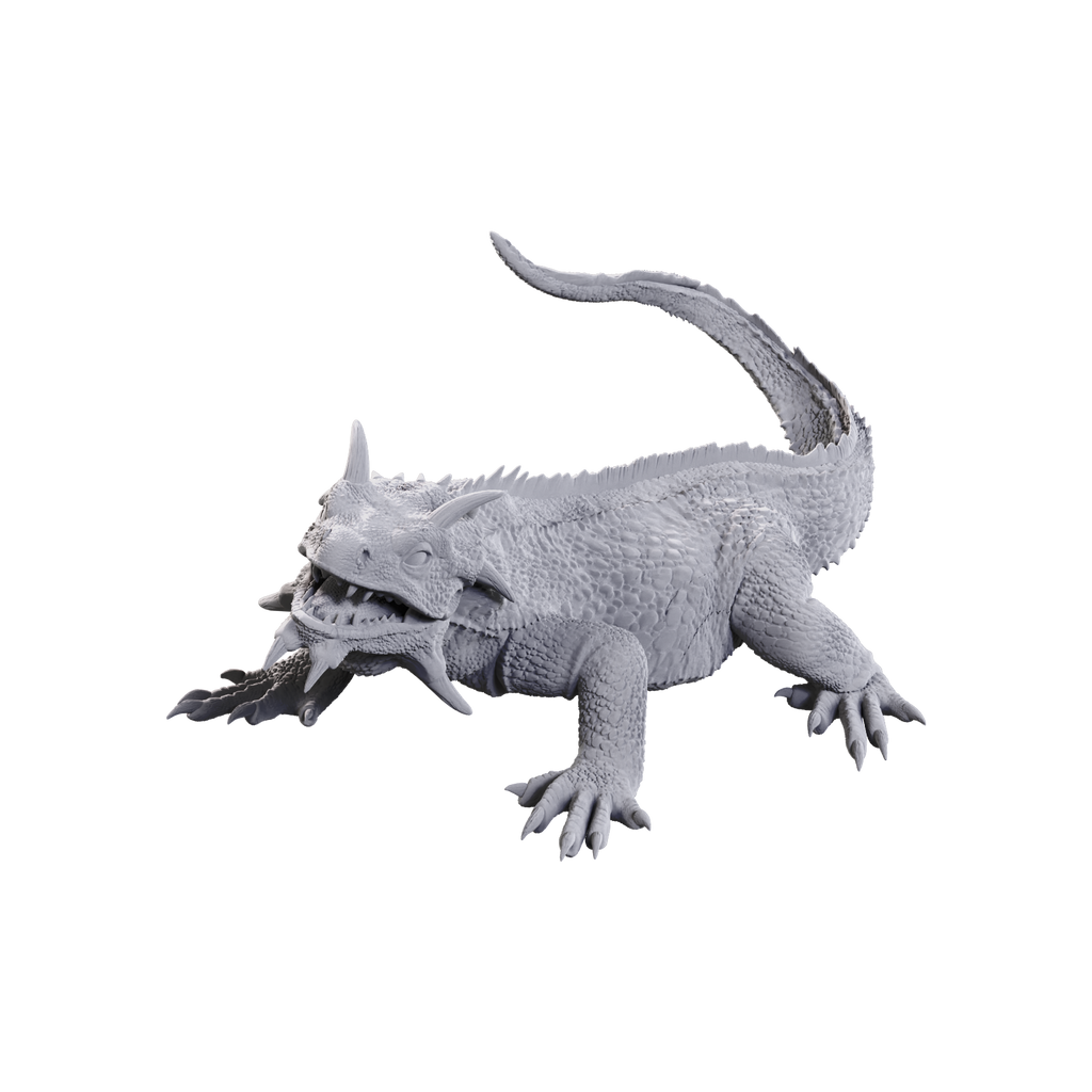 Nolzur's Marvelous Miniatures - Tortle Druid & Wild Shape Giant Lizard