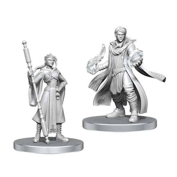 Critical Role Unpainted Miniatures: Beauregard Lionett & Caleb Wildogast