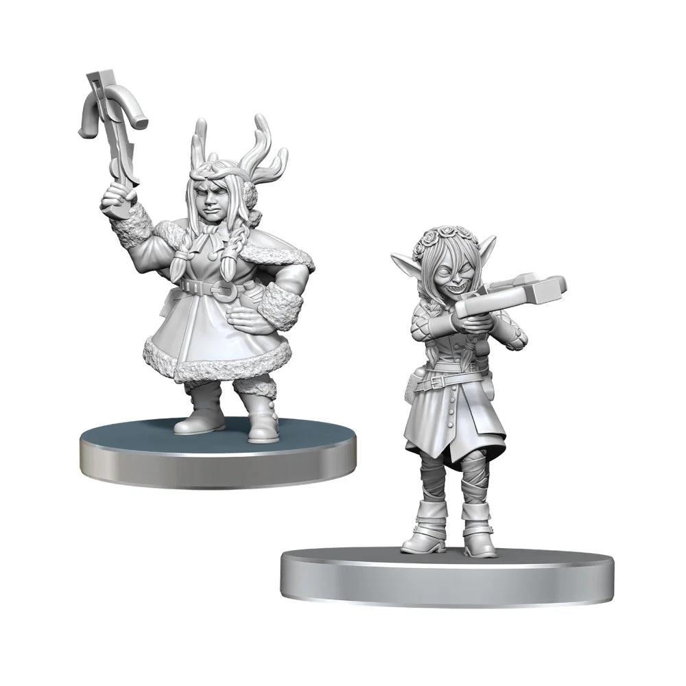 Critical Role Unpainted Miniatures: Veth Brenatto & Nott The Brave