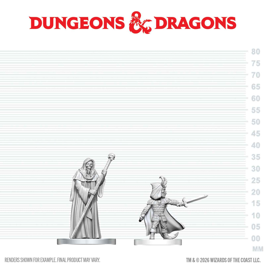 D&D Nolzur's Marvelous Miniatures: Cultist of Bhaal & Cultist of Myrkul