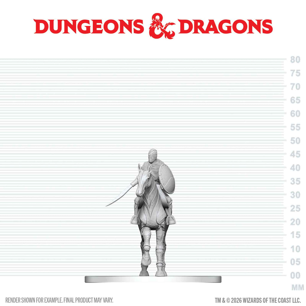 D&D Nolzur's Marvelous Miniatures: Nimblewright Steed with Rider