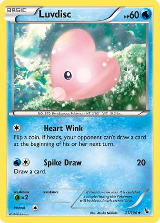 Luvdisc 027 XY Flashfire - Uncommon