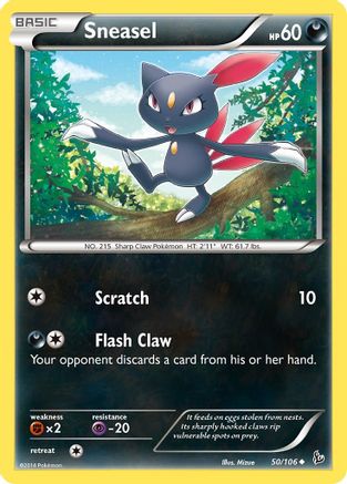 Sneasel (50) 050 XY Flashfire - Uncommon