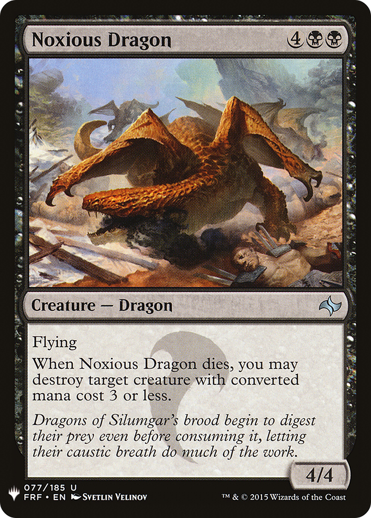 Noxious Dragon (LIST-077) - The List