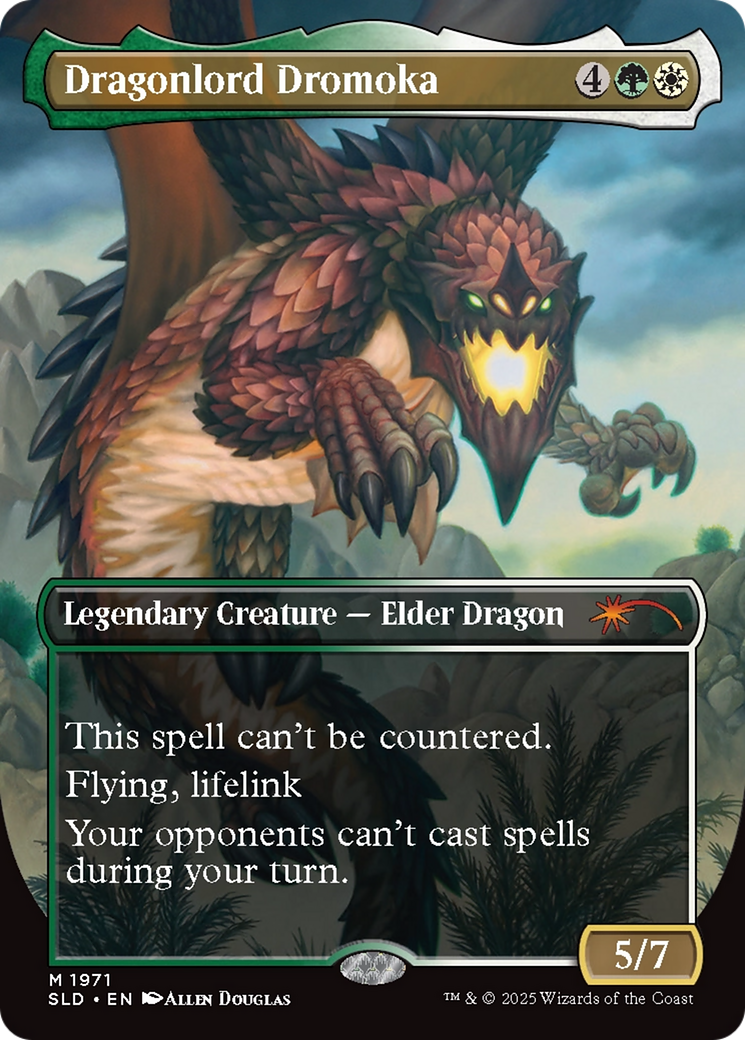 Dragonlord Dromoka // Dragonlord Dromoka (SLD-1971) - Secret Lair Drop (Borderless)