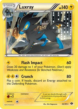 Luxray 046 - Reverse Holofoil Next Destinies - Holo Rare
