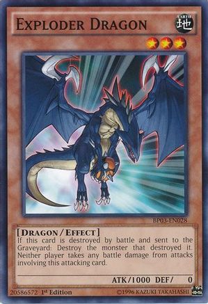 Exploder Dragon (BP03-EN028) - Battle Pack 3: Monster League 1st Edition