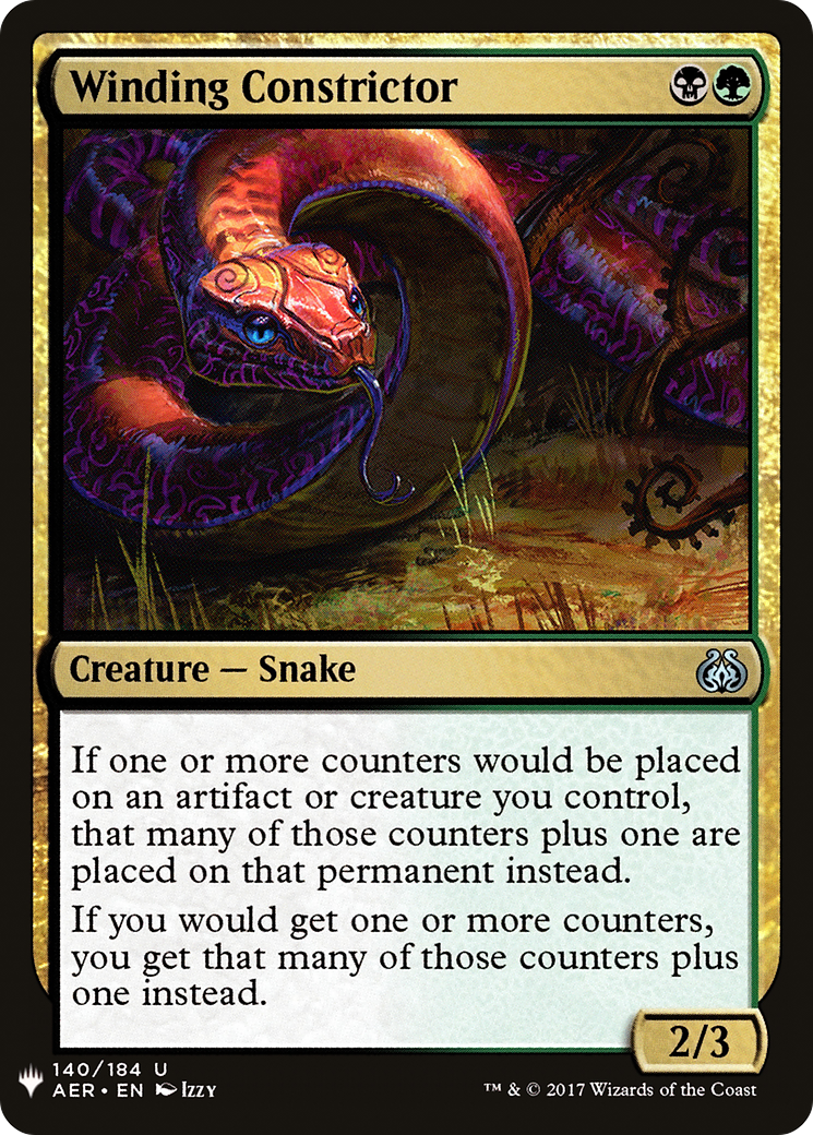 Winding Constrictor (LIST-140) - The List