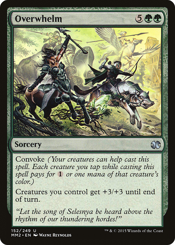Overwhelm (MM2-152) - Modern Masters 2015 Foil