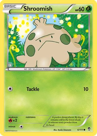 Shroomish 006 XY Furious Fists - Common