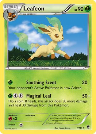 Leafeon 007/111 XY Furious Fists - Rare