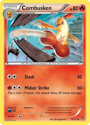 Combusken 013 XY Furious Fists - Uncommon