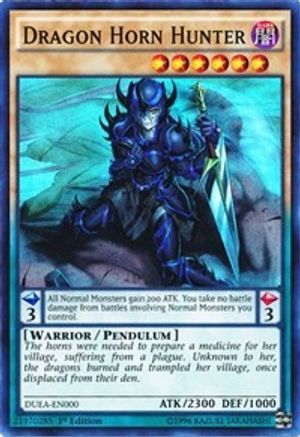 Dragon Horn Hunter (DUEA-EN000) - Duelist Alliance 1st Edition