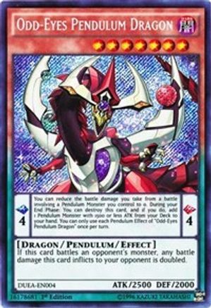 Odd-Eyes Pendulum Dragon (DUEA-EN004) - Duelist Alliance Unlimited