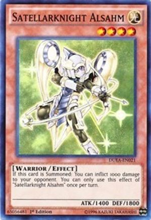 Satellarknight Alsahm (DUEA-EN021) - Duelist Alliance 1st Edition