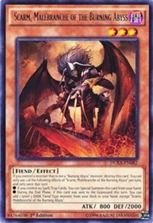 Scarm, Malebranche of the Burning Abyss (DUEA-EN082) - Duelist Alliance Unlimited