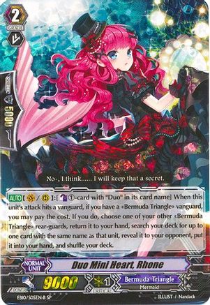 Duo Mini Heart, Rhone (Black) (SP) (EB10/S05EN-B) - EB - Divas Duet