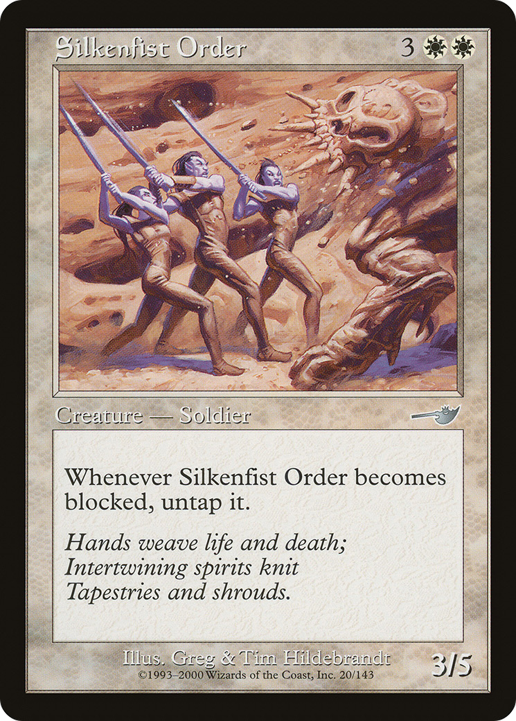 Silkenfist Order (NMS-020) - Nemesis