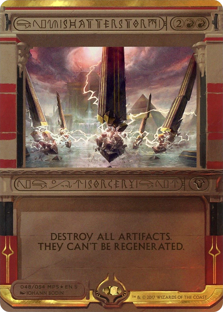 Shatterstorm (MPS2-048) - Amonkhet Invocations (Borderless) Foil