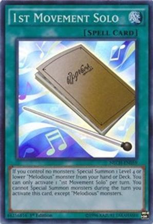 1st Movement Solo (NECH-EN059) - The New Challengers 1st Edition