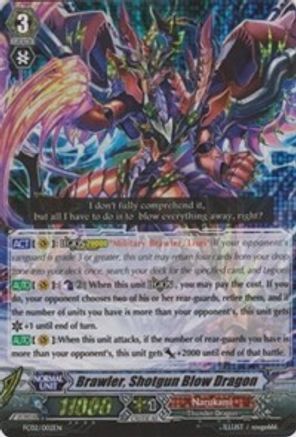 Brawler, Shotgun Blow Dragon (FC02/002EN) - Fighter's Collection 2014