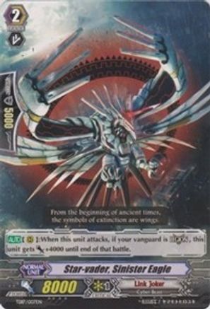 Star-vader, Sinister Eagle (TD17/007EN) - Trial Deck 17: Will of the Locked Dragon