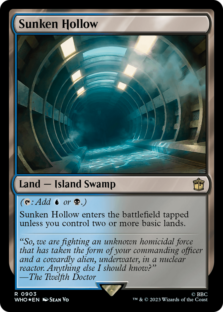 Sunken Hollow (Surge Foil) (WHO-903) - Doctor Who Foil