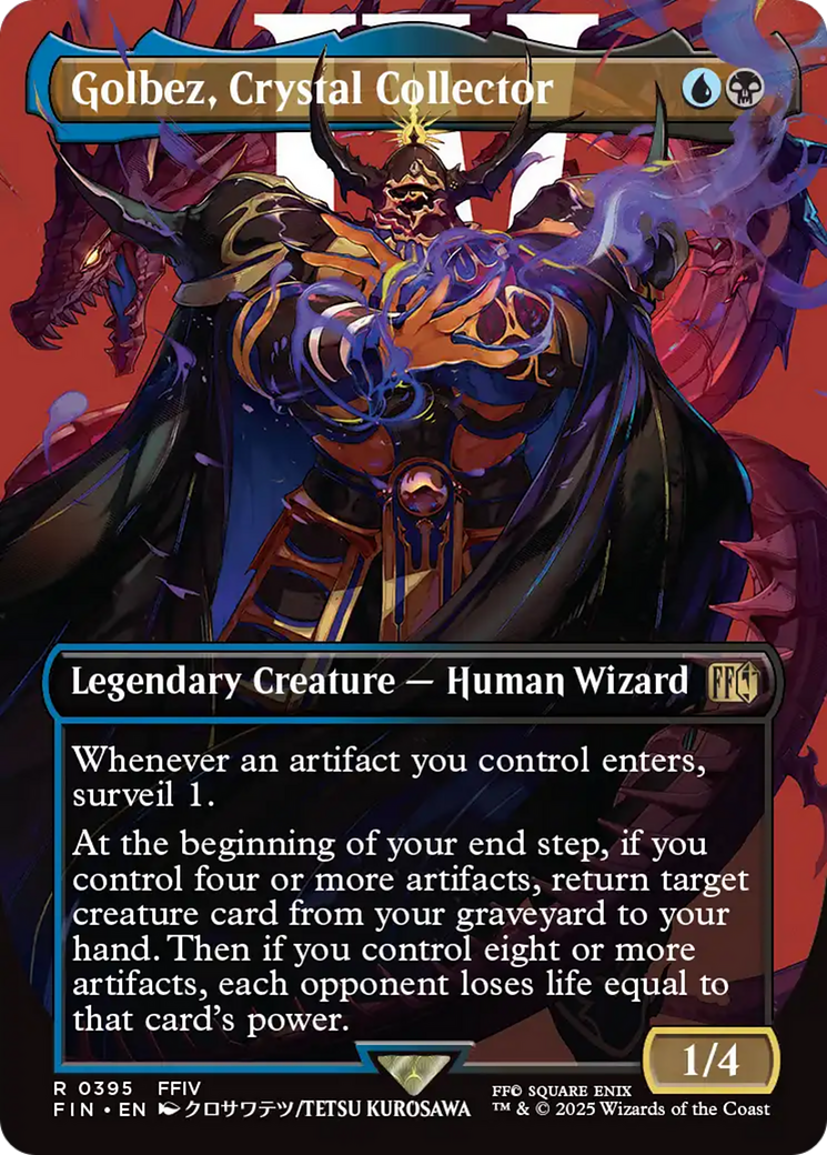 Golbez, Crystal Collector (Borderless) (FIN-395) - FINAL FANTASY