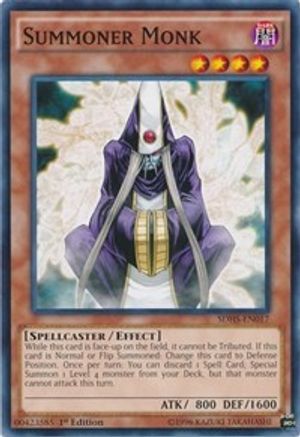 Summoner Monk (SDHS-EN017) - Structure Deck: HERO Strike Unlimited