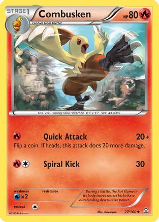Combusken 027/160 XY Primal Clash - Uncommon