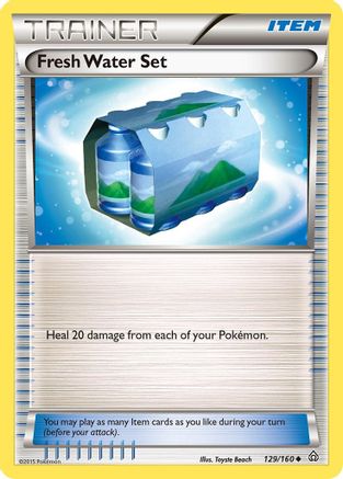 Fresh Water Set 129 - Reverse Holofoil XY Primal Clash - Uncommon