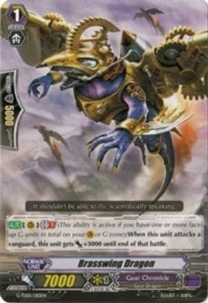 Brasswing Dragon (G-TD01/010EN) - G-TD01: Awakening Of The Interdimensional Dragon