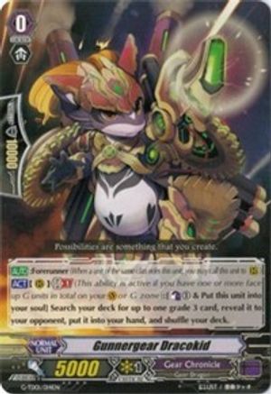 Gunnergear Dracokid (G-TD01/014EN) - G-TD01: Awakening Of The Interdimensional Dragon