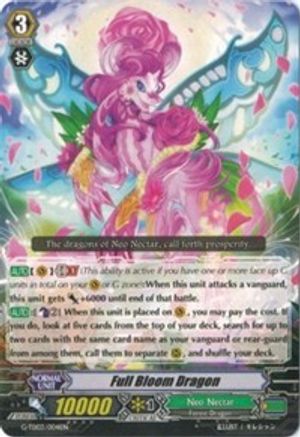 Full Bloom Dragon (G-TD03/004EN) - G-TD03: Flower Maiden of Purity