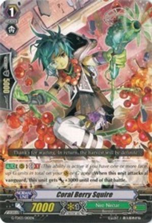 Coral Berry Squire (G-TD03/010EN) - G-TD03: Flower Maiden of Purity