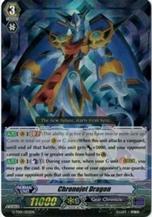 Chronojet Dragon (Foil) (G-TD01/002EN) - G-TD01: Awakening Of The Interdimensional Dragon