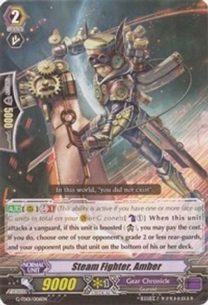 Steam Fighter, Amber (G-TD01/006EN) - G-TD01: Awakening Of The Interdimensional Dragon