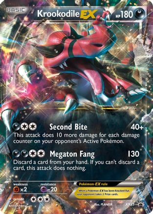 Krookodile EX XY25 - Holofoil XY Promos - Promo